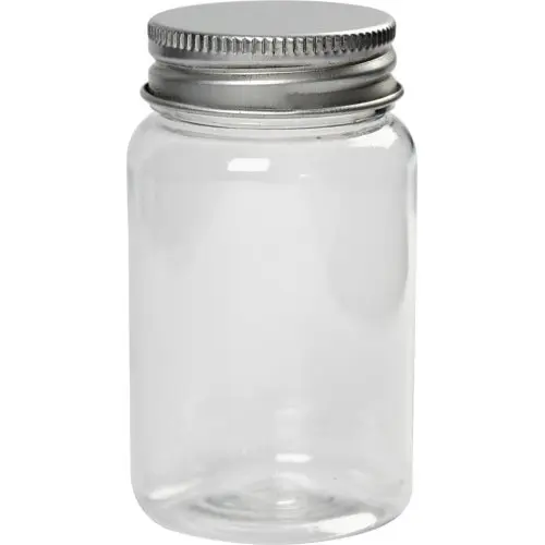 Creative Plastová lahvička se šroubovacím víčkem - 100 ml, 10 ks v balení
