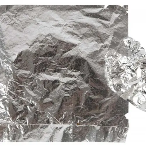 Creative Metalické plátky 160 x 160 mm 25 listů STŘÍBRNÁ