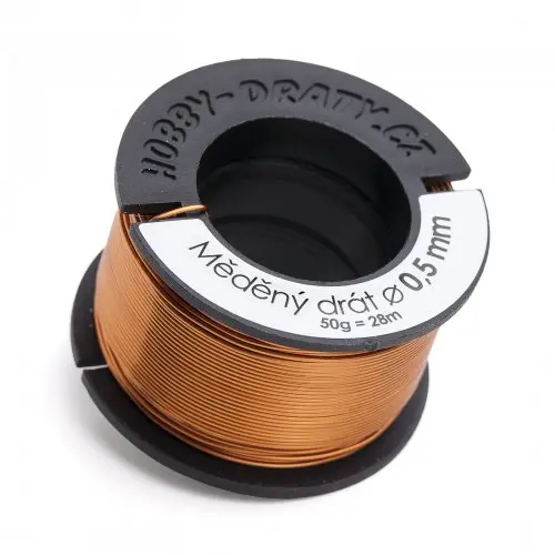 Manumi Měděný drát 0,5 mm/50 g - 1 ks