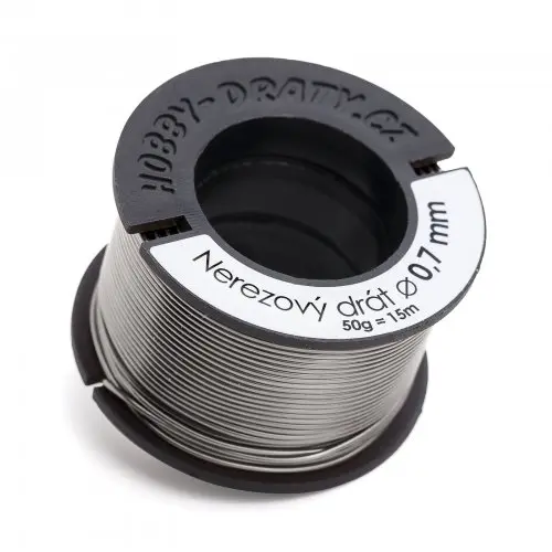 Manumi Nerezový drát 0,7 mm/50 g - 1 ks