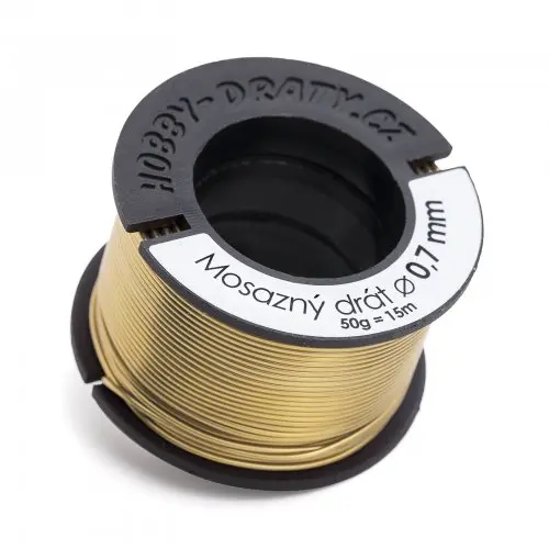 Manumi Mosazný drát 0,7 mm/50 g - 1 ks