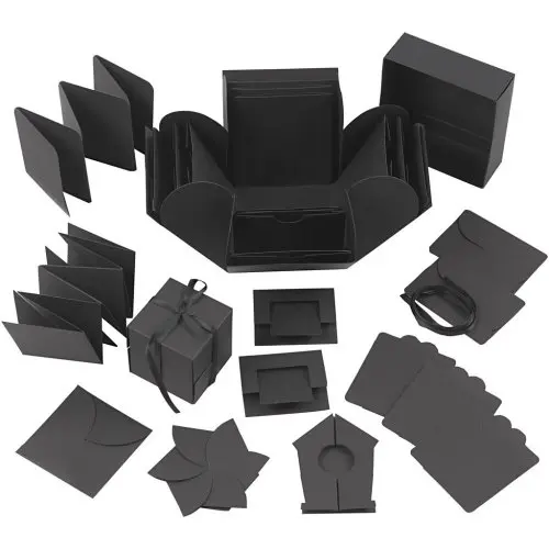 Creative Exploding box k dotvoření ČERNÁ
