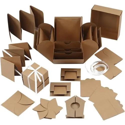 Creative Exploding box k dotvoření PŘÍRODNÍ