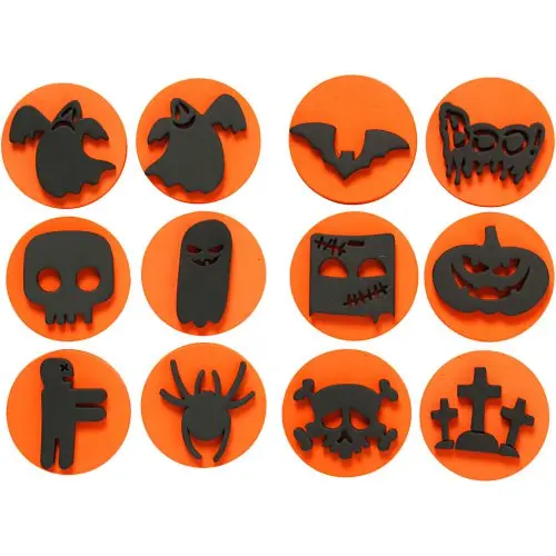 Creative Pěnová razítka HALLOWEEN - 12 motivů