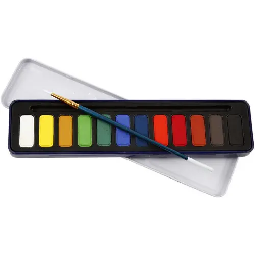 Creative Sada akvarelových barev COLORTIME 12 barev ZÁKLADNÍ
