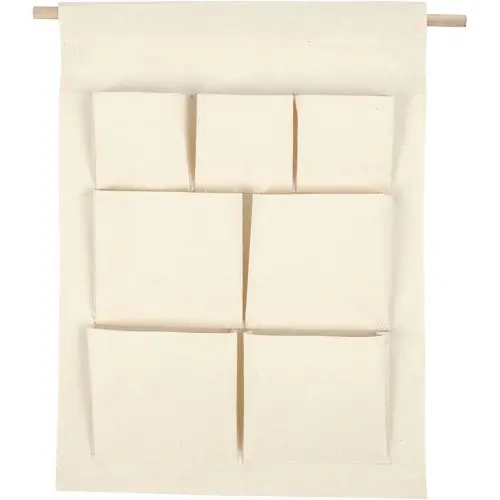 Creative Textilní organizér s 7 kapsami, 46 x 34 cm na zavěšení