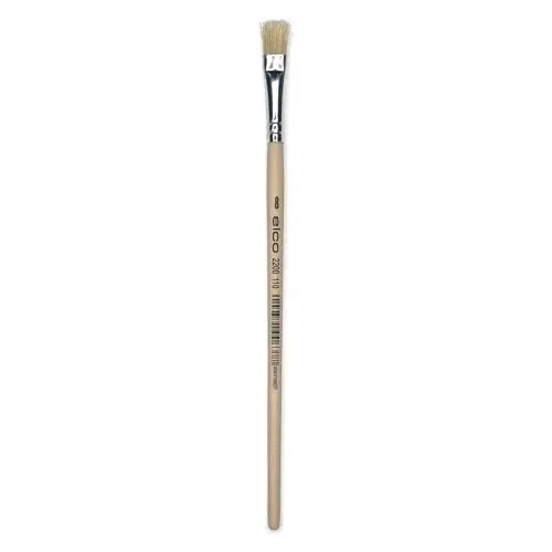 Elco-pinsel Školní štětec ELCO PINSEL plochý - Přírodní štětiny - velikost 8