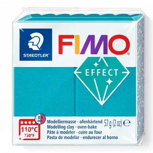 Staedtler FIMO efekt 57g METALICKÁ TYRKYSOVÁ