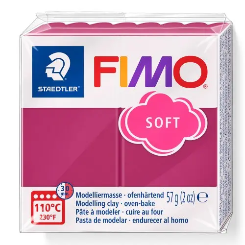 Staedtler FIMO soft TREND 57g malina ČERVENÁ