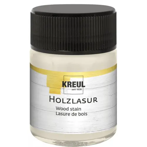 Kreul Lazurovací barva na dřevo KREUL 50 ml BÍLÁ