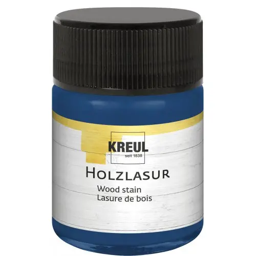 Kreul Lazurovací barva na dřevo KREUL 50 ml MODRÁ