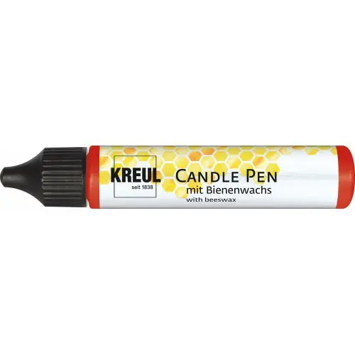 Kreul CANDLE PEN KREUL voskové pero pro malování svíček ČERVENÁ