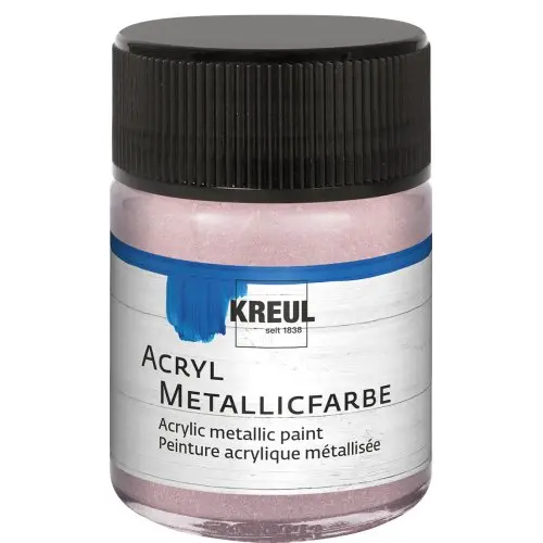 Kreul Akrylová barva metalická KREUL 50 ml RŮŽOVOZLATÁ