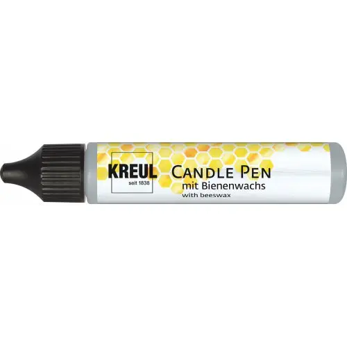 Kreul CANDLE PEN KREUL voskové pero pro malování svíček STŘÍBRNÁ