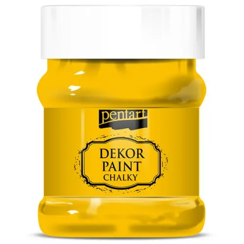 Pentart Křídová a dekorační barva PENTART 230 ml SLUNEČNÍ ŽLUTÁ