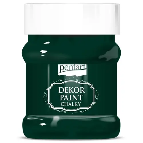 Pentart Křídová a dekorační barva PENTART 230 ml BOROVICOVÁ ZELENÁ
