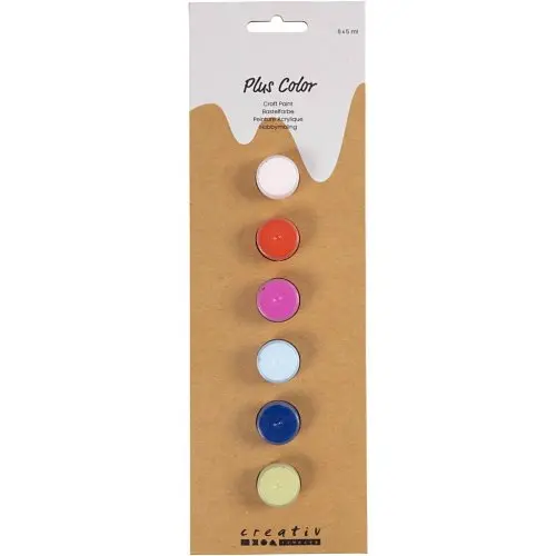 Creative Sada Akrylová barva  Plus Color 6x5 ml VÝRAZNÉ ODSTÍNY