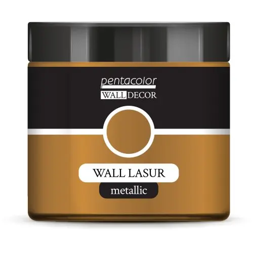 Pentart Lazurovací barva na zeď metallic WALL DECOR 500 ml ANTICKÁ MĚDĚNÁ