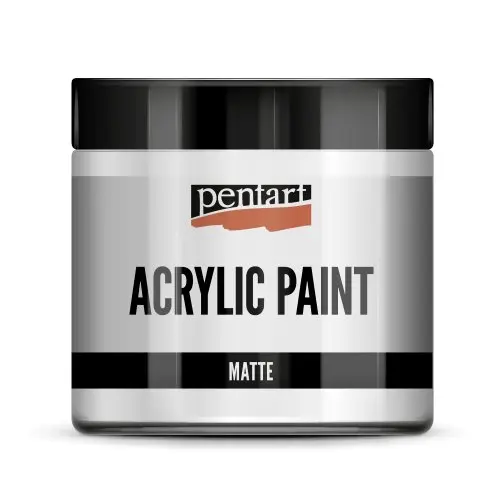 Pentart Akrylová barva matná PENTART 500 ml BÍLÁ
