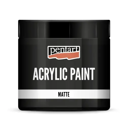 Pentart Akrylová barva matná PENTART 500 ml ČERNÁ
