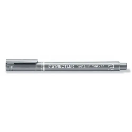FIMO Staedtler Metalický fix  1-2 mm STŘÍBRNÁ