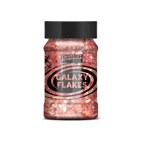 Pentart Galaxy vločky PENTART 15 g IDA ČERVENO ZLATÁ