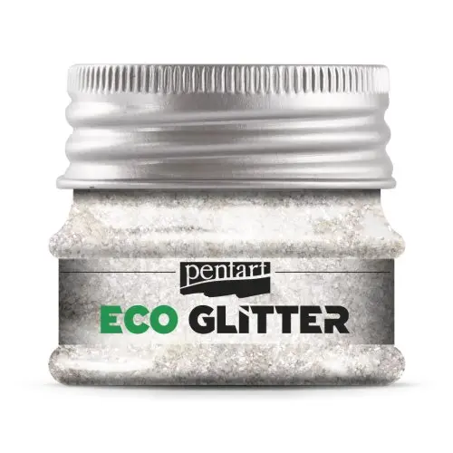 Pentart Eko Glitter PENTART 15 g EXTRA FINE STŘÍBRNÁ