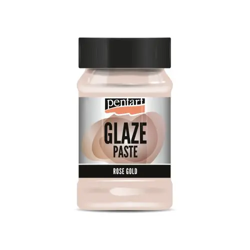 Pentart Glazovací pasta PENTART 100 ml RŮŽOVOZLATÁ