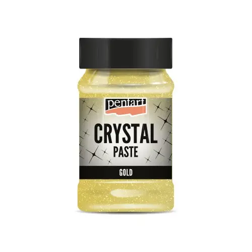 Pentart Křišťálová pasta PENTART 100 ml ZLATÁ