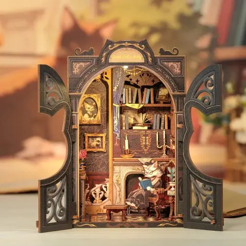 Figured ART Book Nook sada - Knihovna hraběte Kocoura