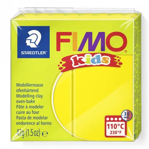 FIMO Modelovací hmota Kids žlutá 42 g