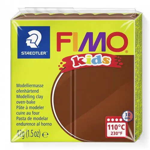 FIMO Modelovací hmota Kids hnědá 42 g