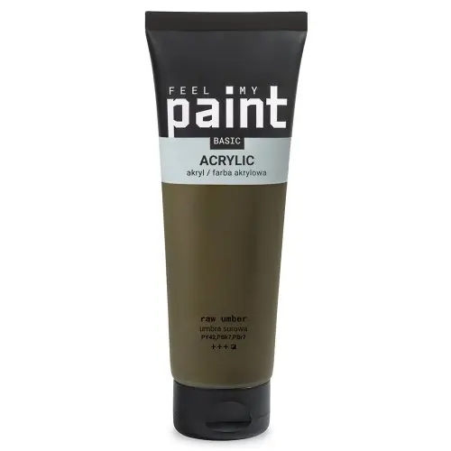 FeelMyPaint Akrylová barva FeelMyPaint 120 ml RAW UNDER - certifikace o bezpečnosti dětských hraček