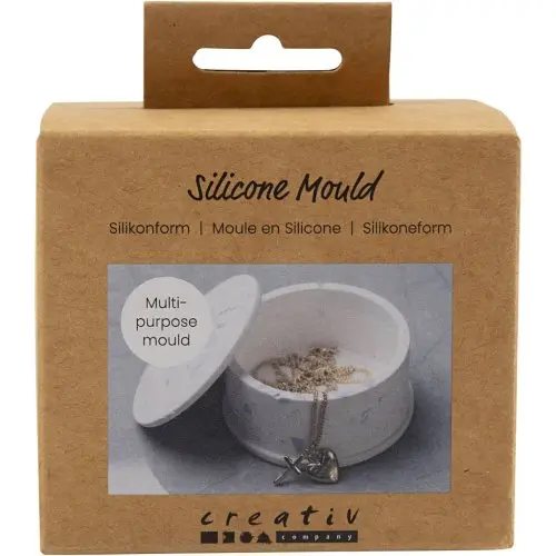 Silikonová forma - Dóza s víkem