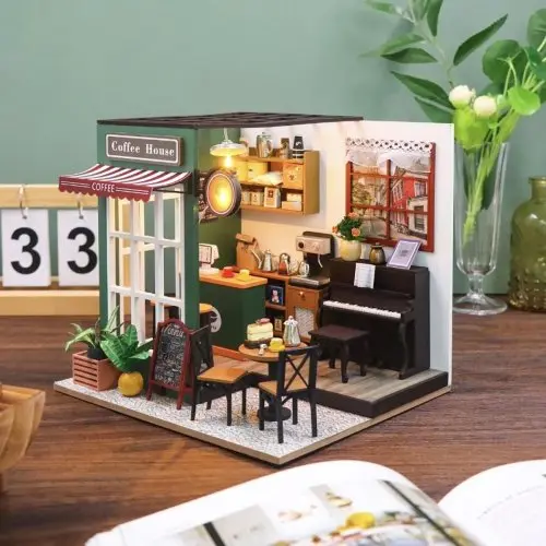 Figured ART Miniaturní domeček ODPOLEDNÍ KÁVA