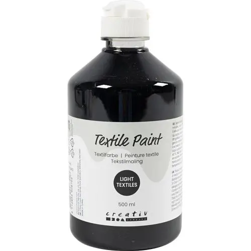 Creative Barva na textil CREATIV 500 ml ČERNÁ