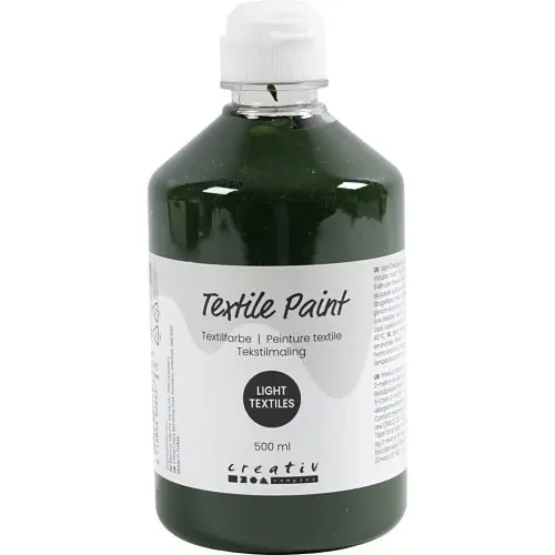 Creative Barva na textil CREATIV 500 ml OLIVOVÁ ZELENÁ