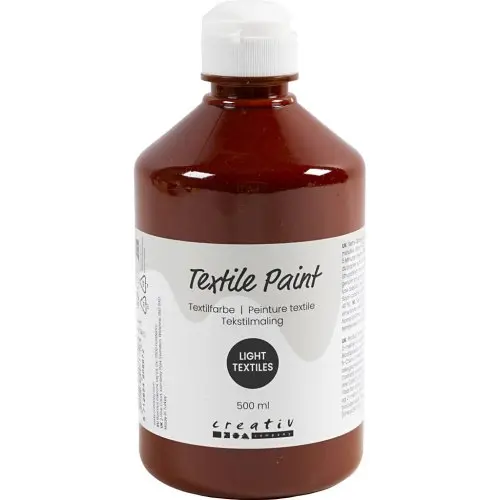 Creative Barva na textil CREATIV 500 ml HNĚDÁ