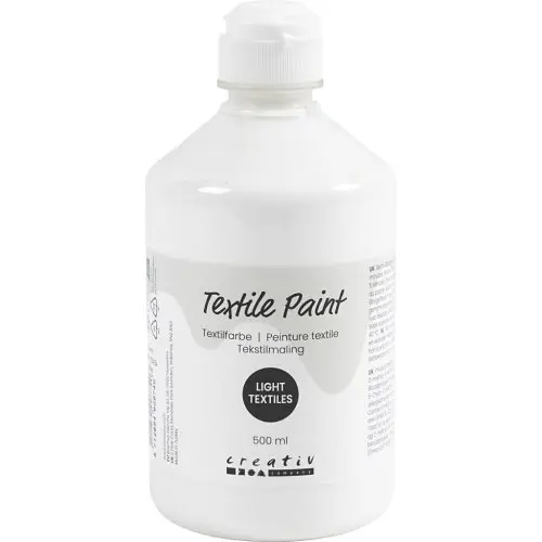 Creative Barva na textil CREATIV 500 ml BÍLÁ