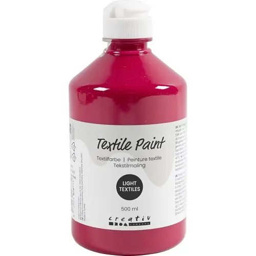 Creative Barva na textil CREATIV 500 ml PRIMÁRNÍ ČERVENÁ