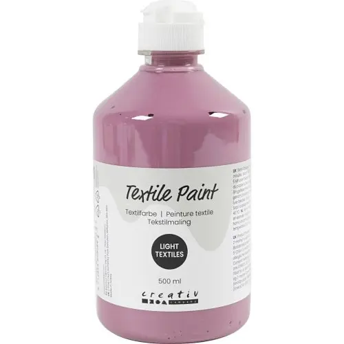 Creative Barva na textil CREATIV 500 ml TMAVÁ RŮŽOVÁ