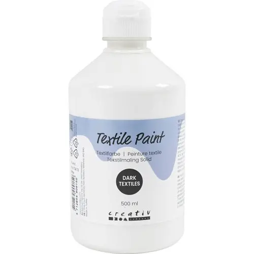 Creative Barva na světlý a tmavý textil CREATIV 500 ml OPAK BÍLÁ