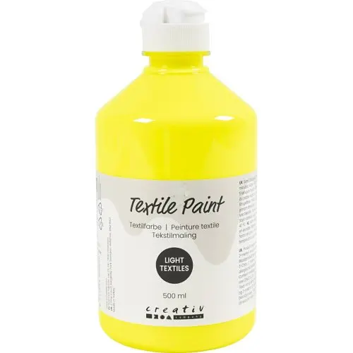 Creative Barva na textil CREATIV 500 ml NEONOVÁ ŽLUTÁ