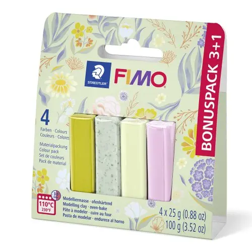 Staedtler FIMO Soft sada 3+1 FLORAL