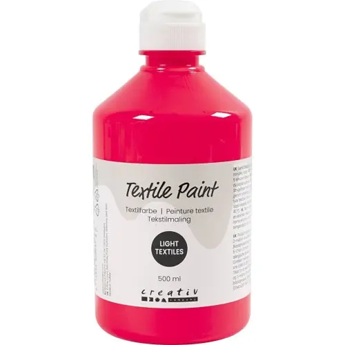 Creative Barva na textil CREATIV 500 ml NEONOVÁ RŮŽOVÁ