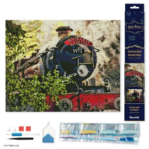 Figured ART Diamantové malování - HARRY POTTER - BRADAVICKÝ EXPRES 40 x 50 cm bez rámu