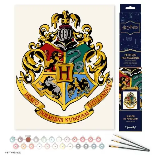 Figured ART Malování podle čísel - HARRY POTTER - BRADAVICKÝ ERB 40 x 50 cm bez rámu