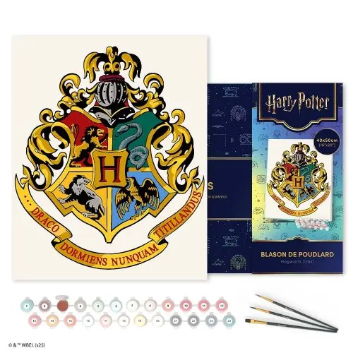Figured ART Malování podle čísel - HARRY POTTER - BRADAVICKÝ ERB 40 x 50 cm na rámu