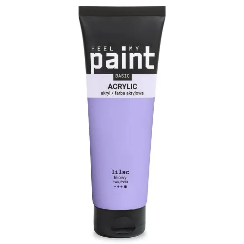 FeelMyPaint Akrylová barva FeelMyPaint 120 ml LILA - certifikace o bezpečnosti dětských hraček