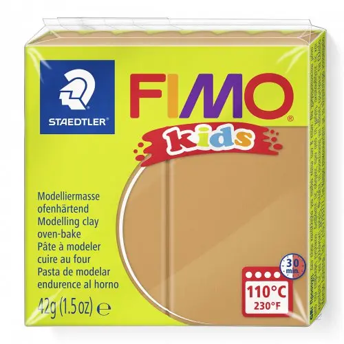 Staedtler FIMO kids 42g - dětská modelovací hmota SVĚTLÁ HNĚDÁ